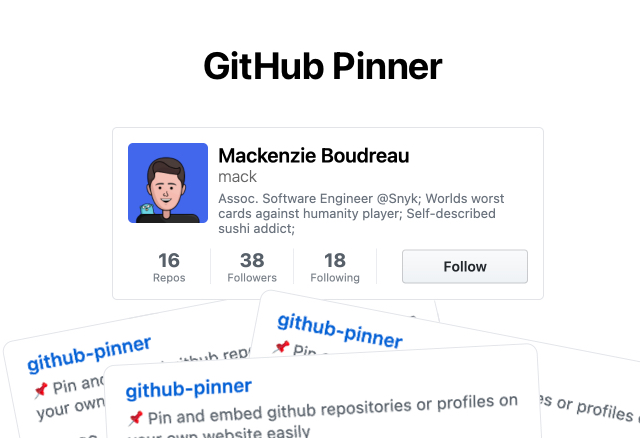 GitHub Pinner Thumbnail